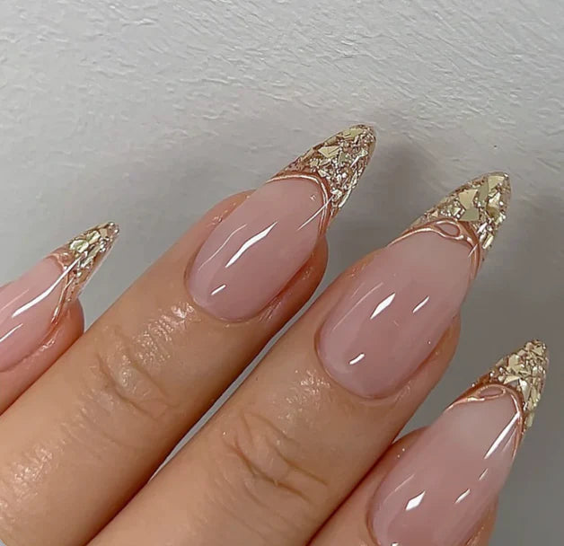 Nailbayo - Sculpture Gold Flakes Glitter