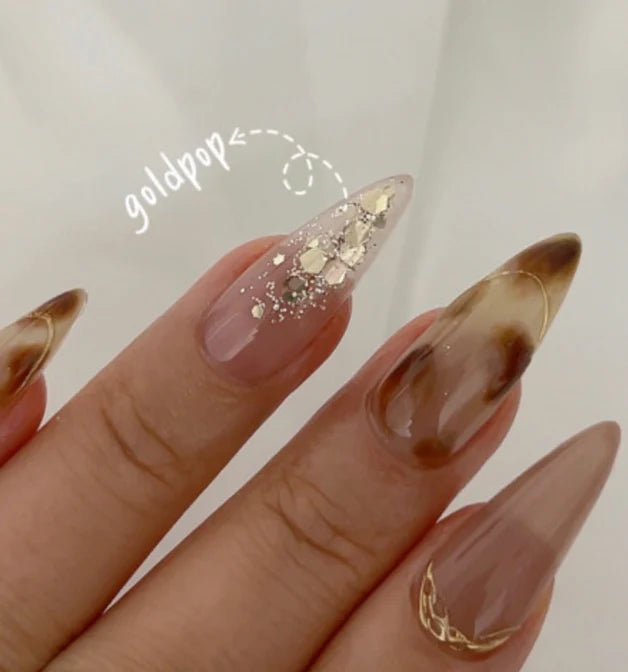 Nailbayo - Gold pop Glitter