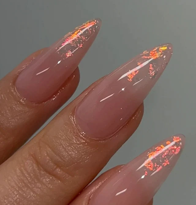 Nailbayo - Peach Sunset glitter